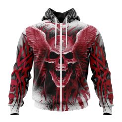 NFL Tampa Bay Buccaneers Custom Name Number Special Kits With Skull Zip Up Hoodie