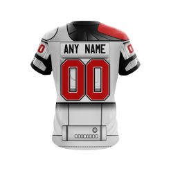 Alternative view of NFL Tampa Bay Buccaneers Custom Name Number Star Wars T-Shirt