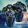 NFL Tennessee Titans Custom Name Flower Summer Tropical Hawaiian Shirt