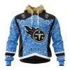 NFL Tennessee Titans Custom Name Number Classic Style Pullover Hoodie
