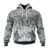 NFL Tennessee Titans Custom Name Number Honor US Air Force Veterans Pullover Hoodie