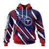 NFL Tennessee Titans Custom Name Number MotoCross Concept Pullover Hoodie