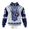 NFL Tennessee Titans Custom Name Number Native Pattern Pullover Hoodie
