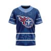 NFL Tennessee Titans Custom Name Number Native With Samoa Culture T-Shirt
