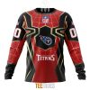 NFL Tennessee Titans Custom Name Number Spider Man Sweatshirt