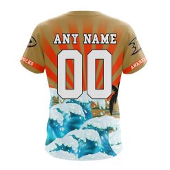 Alternative view of NHL Anaheim Ducks Custom Name Number Kits For The Grateful Dead T-Shirt