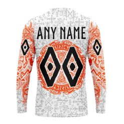 Alternative view of NHL Anaheim Ducks Custom Name Number Norse Viking Symbols Sweatshirt