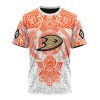 NHL Anaheim Ducks Custom Name Number Norse Viking Symbols T-Shirt