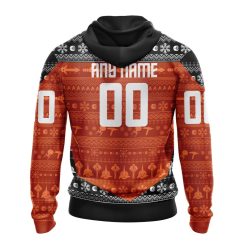 Alternative view of NHL Anaheim Ducks Custom Name Number Star Trek Zip Up Hoodie