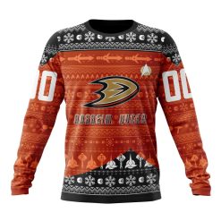 NHL Anaheim Ducks Custom Name Number Star Trek Sweatshirt