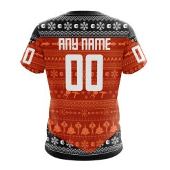 Alternative view of NHL Anaheim Ducks Custom Name Number Star Trek T-Shirt