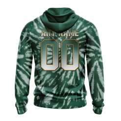 Alternative view of NHL Anaheim Ducks Custom Name Number Vintage Tie - Dye Pullover Hoodie
