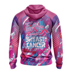 Alternative view of NHL Arizona Coyotes Breast Cancer Pullover Hoodie