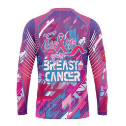 Alternative view of NHL Arizona Coyotes Breast Cancer Sweatshirt