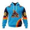 NHL Arizona Coyotes Custom Name Number All-Star Game Atlantic Ocean Pullover Hoodie
