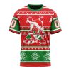 NHL Arizona Coyotes Custom Name Number Christmas Is Coming T-Shirt