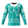 NHL Arizona Coyotes Custom Name Number Honoring Healthcare Heroes Sweatshirt