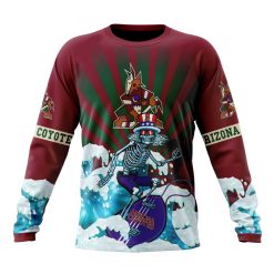 NHL Arizona Coyotes Custom Name Number Kits For The Grateful Dead Sweatshirt