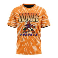 NHL Arizona Coyotes Custom Name Number Retro Vintage Tie - Dye T-Shirt