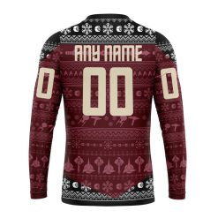 Alternative view of NHL Arizona Coyotes Custom Name Number Star Trek Sweatshirt