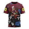 NHL Arizona Coyotes Custom Name Number Style T-Shirt