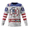 NHL Boston Bruins Custom Name Number Armed Forces Appreciation Sweatshirt