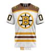 NHL Boston Bruins Custom Name Number Centennial 100th Anniversary T-Shirt