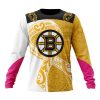 NHL Boston Bruins Custom Name Number Samoa Fights Cancer Sweatshirt