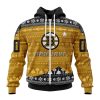 NHL Boston Bruins Custom Name Number Star Trek Zip Up Hoodie