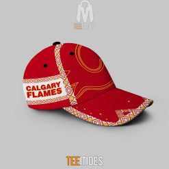 Alternative view of NHL Calgary Flames Custom Name Native Concepts Classic Cap