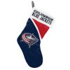 NHL Columbus Blue Jackets Colorblock Christmas Socks