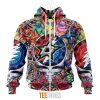 NHL Dallas Stars Custom Name Number Grateful Dead Hippie Zip Up Hoodie