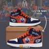 NHL Edmonton Oilers Custom Name Air Jordan 1 High Sneakers