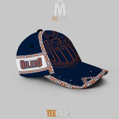 Alternative view of NHL Edmonton Oilers Custom Name Native Concepts Classic Cap