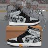 NHL Los Angeles Kings Custom Name Air Jordan 1 High Sneakers
