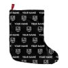 NHL Los Angeles Kings Custom Name Multi Logo Christmas Socks