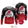 NHL New Jersey Devils Custom Name Ugly Christmas Sweater