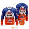 NHL New York Islanders Custom Name Ugly Christmas Sweater