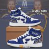 NHL St. Louis Blues Custom Name Air Jordan 1 High Sneakers