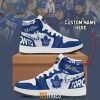 NHL Toronto Maple Leafs Custom Name Air Jordan 1 High Sneakers