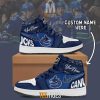 NHL Vancouver Canucks Custom Name Air Jordan 1 High Sneakers
