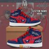 NHL Washington Capitals Custom Name Air Jordan 1 High Sneakers