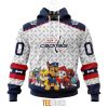 NHL Washington Capitals Custom Name Number PAW Patrol The Mighty Pullover Hoodie