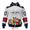 NHL Washington Capitals Custom Name Number PAW Patrol The Mighty Zip Up Hoodie