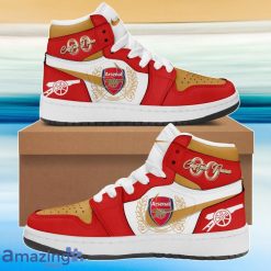 Arsenal FC Custom Name Number Champions 2023 Air Jordan 1 High Sneakers