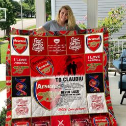 Arsenal FC To Claudiu Quilt Blanket