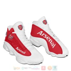 Arsenal FC White Red Air Jordan 13 Shoes