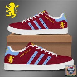 Aston Villa FC Blue Stripes Stan Smith Shoes