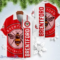 Brentford FC Big Logo Hawaiian Shirt