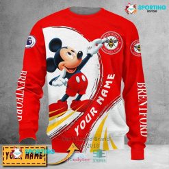 Brentford FC Custom Name Mickey Sweatshirt